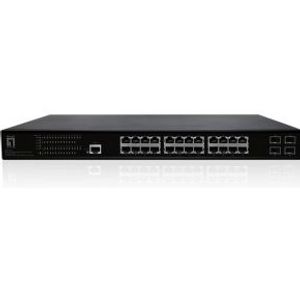 LevelOne GEP-2861 netwerk-switch Managed L2 Gigabit Ethernet (10/100/1000) Power over Ethernet (PoE) 1U Zwart