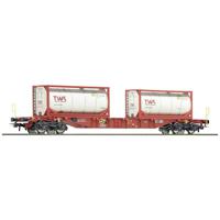 Roco 6600077 H0 containerwagen van de ÖBB/RCW