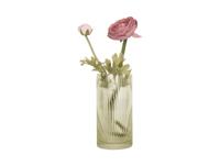 Bloemenvaas Allure Straight 20x 10 cm - mosgroen
