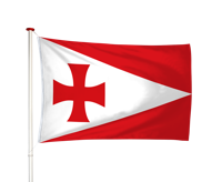 Vlag Roodkerk - Readtsjerk (fr)