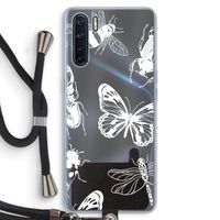 Tiny Bugs: Oppo A91 Transparant Hoesje met koord