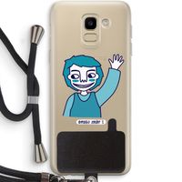 Zwaai: Samsung Galaxy J6 (2018) Transparant Hoesje met koord