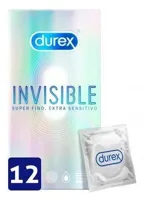 Durex Invisible Ultra Dunne Condooms 12 stuks