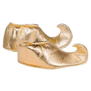 Gouden schoenovertrekken voor volwassenen   -