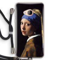 The Pearl Earring: HTC U Play Transparant Hoesje met koord