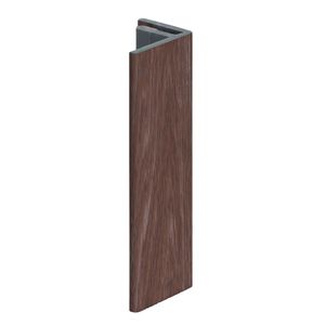 Keralit eindprofiel 17 mm Bruin eiken (2806)
