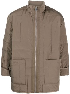 Études Studio parka Paris à fermeture zippée - Marron