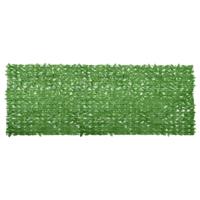 VidaXL Balkonscherm met groene bladeren 400x150 cm