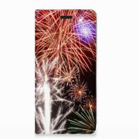 Nokia 3.1 (2018) Hippe | Standcase | Vuurwerk