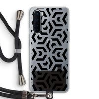Crazy pattern: OnePlus Nord Transparant Hoesje met koord