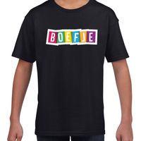 Boefje fun tekst t-shirt zwart kids