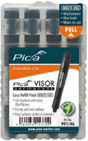 Pica 991/46 VISOR Permanent Navulling | Zwart - PI99146
