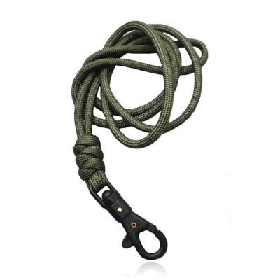 Paracord 50cm met Handige Haak - Army Green Black