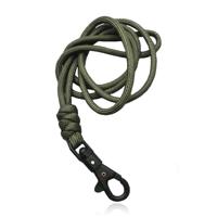 Paracord 50cm met Handige Haak - Army Green Black
