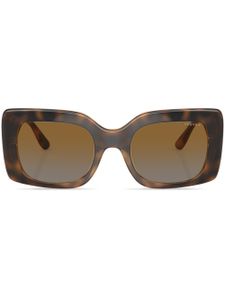 Vogue Eyewear lunettes de soleil carrées à effet écailles de tortue - Marron