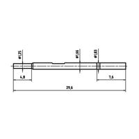 PTR Hartmann H 1025 C Huls voor precisiemeetpennen serie 1025