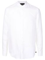 Emporio Armani chemise boutonnée à col officier - Blanc