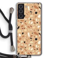 Terrazzo N°17: Samsung Galaxy S21 FE Transparant Hoesje met koord