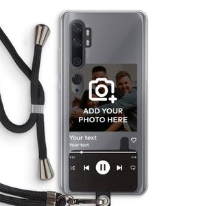 Music Player: Xiaomi Mi Note 10 Transparant Hoesje met koord