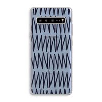 Marrakech Zigzag: Samsung Galaxy S10 5G Transparant Hoesje
