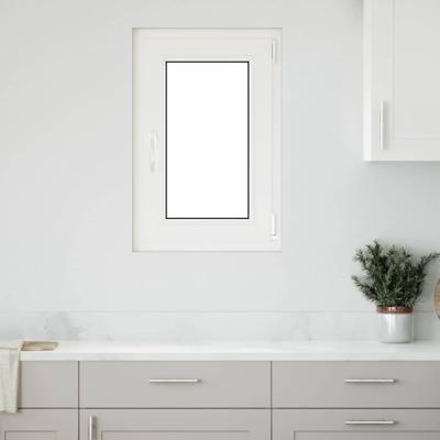 Kelderraam "RISOR" 50x75 cm draai-kiep DIN rechts wit