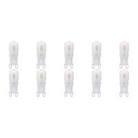 LED Lamp 10 Pack - Velvalux - G9 Fitting - Dimbaar - 3W - Warm Wit 3000K - Melkwit | Vervangt 32W - thumbnail