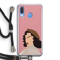 Confidence: Samsung Galaxy A40 Transparant Hoesje met koord Confidence: Samsung Galaxy A40 Transparant Hoesje met koord