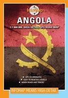 Wegenkaart - landkaart Angola | Infomap - thumbnail