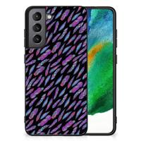 Samsung Galaxy S21FE Back Case Feathers Color