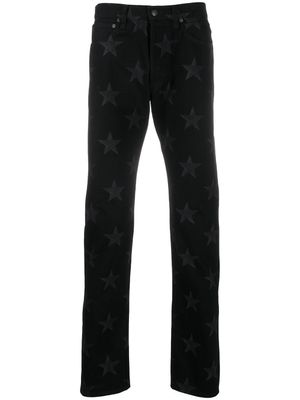 Takahiromiyashita The Soloist pantalon à motif d'étoiles - Noir