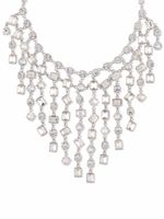 Susan Caplan Vintage collier Edwardian Revival à ornements en cristal (années 2000) - Argent