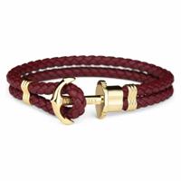 Armband Paul Hewitt PH-PH-L-G-DB Kastanjebruin - Maat: 14,5 cm Armband Paul Hewitt PH-PH-L-G-DB Kastanjebruin - Maat: 14,5 cm