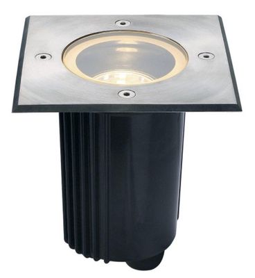 DASAR 80 vierkant edelstaal 1xGU10