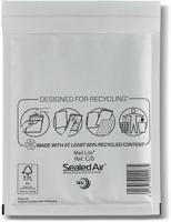 Mail Lite luchtkussenenveloppen, wit, C/0, 150 x 210 mm, doos van 200 stuks