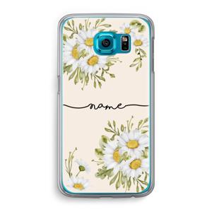 Daisies: Samsung Galaxy S6 Transparant Hoesje