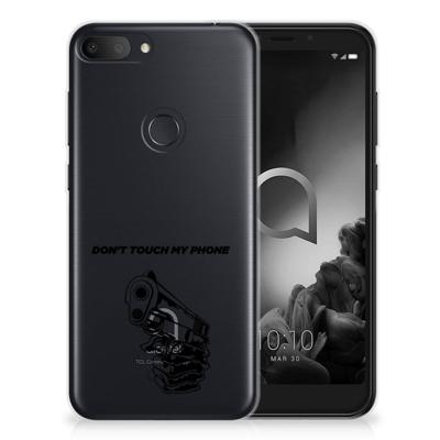 Alcatel 1S (2019) Silicone-hoesje Gun Don't Touch My Phone