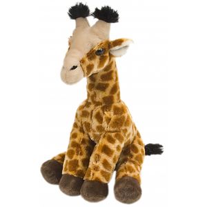 Pluche baby giraffe knuffeldier 30 cm   -