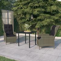 3-delige Tuinset bruin