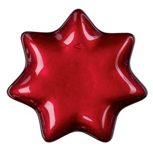 Leonardo Stella Bord ster 15 cm rood
