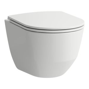 Laufen Pro Pack Wandcloset - 36x49x34.5cm - spoelrandloos - diepspoel - slimseat - softclose - glans wit h8669550000001
