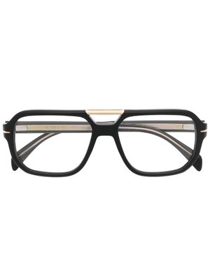 Eyewear by David Beckham lunettes de vue à monture pilote - Noir
