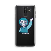 Zwaai: Samsung Galaxy J8 (2018) Transparant Hoesje