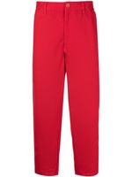 Comme Des Garçons Shirt pantalon court à taille mi-haute - Rouge