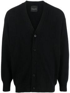 Roberto Collina cardigan à col v - Noir