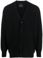 Roberto Collina cardigan à col v - Noir