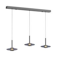 Paul Neuhaus Hanglamp 3-lichtsPure Vitrum design grijs - 2083-15