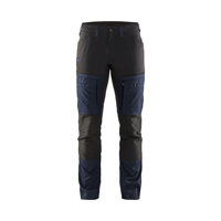 Blåkläder Service werkbroek met stretch 14561845 | Donker marineblauw/Zwart | Maat 54 - 7330509617946