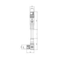 Lutronic 1063 Sensor/actuator aansluitkabel M8 Aantal polen (sensoren): 4 5.00 m 1 stuk(s)