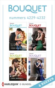 Bouquet e-bundel nummers 4229 - 4232 - Lynne Graham, Kali Anthony, Carol Marinelli, Julia James - ebook