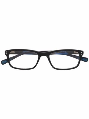 Nike lunettes de vue à monture rectangulaire - Bleu